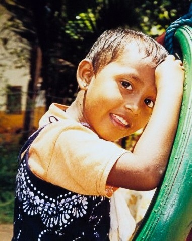 Photo of child in playground