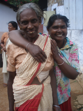 picture of two women on the tea estate