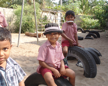 picture of children in playground