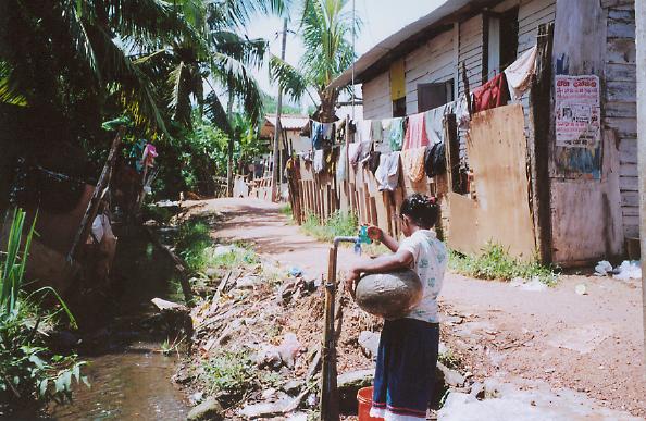 Fetching water